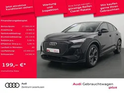 Mythosschwarz metallic Gebraucht 2022 Audi Q4 Sportback e-tron S-Line SUV | 27.980 € (Guter Preis)