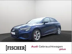 Blau Gebraucht 2022 Audi A3 Sportback e-tron S-Line Limousine | 28.849 € (Fairer Preis)