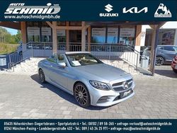 Silber Gebraucht 2022 Mercedes C180 AMG line Cabrio | 33.960 € (Guter Preis)