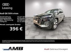 Mythosschwarz metallic Gebraucht 2024 Audi Q6 e-tron S-Line SUV | 64.590 € (Guter Preis)