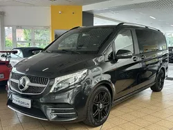 Grau Gebraucht 2019 Mercedes V300 AMG line Van / Kleinbus | 50.699 € (Teuer)