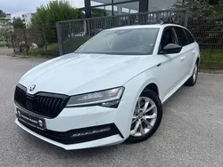 Bila moon/moon white Gebraucht 2020 Skoda Superb SportLine Kombi | 27.950 € (Guter Preis)