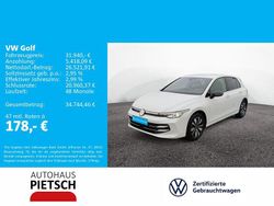 Oryxweiß perlmutteffekt Gebraucht 2025 VW Golf VIII Goal Limousine | 31.940 € (Superpreis)
