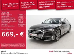 Brillantschwarz Gebraucht 2021 Audi A8L Ambiente Limousine | 57.389 € (Fairer Preis)