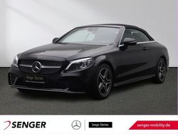 Schwarz Gebraucht 2021 Mercedes C200 AMG line Cabrio | 34.440 € (Fairer Preis)