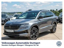 Graphitegrau metallic Gebraucht 2025 Skoda Karoq SportLine SUV | 36.430 € (Fairer Preis)