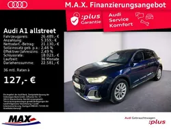 Navarrablau metallic Gebraucht 2024 Audi A1 Basis Kleinwagen | 26.489 € (Fairer Preis)