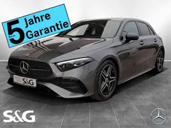 Metalliclack mountaingrau Gebraucht 2024 Mercedes A200 AMG Limousine | 37.699 € (Teuer)