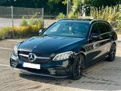 Schwarz Gebraucht 2019 Mercedes C300 AMG line Kombi | 18.500 € (Fairer Preis)
