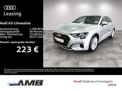 Florettsilber metallic Gebraucht 2024 Audi A3 Advanced Plus Limousine | 29.330 € (Guter Preis)