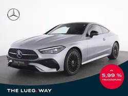 Metalliclack hightechsilber Gebraucht 2024 Mercedes CLE220 AMG Coupé | 55.785 € (Fairer Preis)