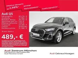 Mythosschwarz metallic Gebraucht 2022 Audi Q5 Ambiente SUV | 40.274 € (Fairer Preis)