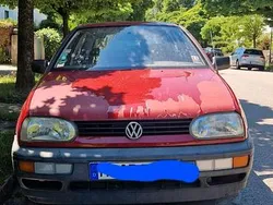 Rot Gebraucht 1995 VW Golf III Kleinwagen | 800 €