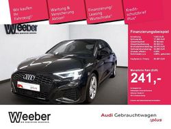 Schwarz Gebraucht 2023 Audi A3 Sportback S-Line Limousine | 30.487 € (Fairer Preis)