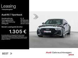 Mythosschwarz metallic Gebraucht 2024 Audi RS7 Sportback Ambiente Kleinwagen | 117.999 € (Teuer)