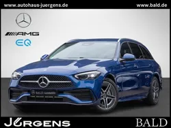 Metalliclack spektralblau Gebraucht 2024 Mercedes C300 AMG Kombi | 46.880 € (Fairer Preis)