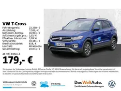 Reef blue metallic Gebraucht 2022 VW T-Cross Active SUV | 23.250 € (Fairer Preis)