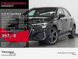 Schwarz Gebraucht 2023 Audi A3 Sportback e-tron S-Line Limousine | 29.240 € (Fairer Preis)