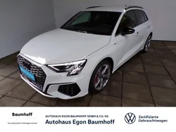 Weiß Gebraucht 2023 Audi A3 Sportback S-Line Limousine | 34.970 € (Teuer)