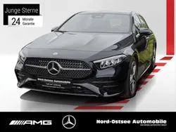 Unilack nachtschwarz Gebraucht 2024 Mercedes A200 AMG Limousine | 29.990 € (Guter Preis)