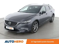 Grau Gebraucht 2015 Mazda 6 Sports-Line Kombi | 14.920 € (Etwas zu teuer)