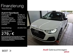 Gletscherweiß metallic mythosschwarz met (metallic) Gebraucht 2021 Audi A1 Sportback Advanced Plus Kleinwagen | 18.488 € (Fairer Preis)