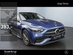 Blau Gebraucht 2024 Mercedes C300e AMG Limousine | 49.830 € (Guter Preis)