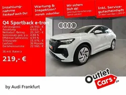 Gletscherweiß metallic Gebraucht 2022 Audi Q4 Sportback e-tron Advanced SUV | 24.950 € (Guter Preis)