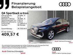 Mythosschwarz metallic Gebraucht 2022 Audi Q4 e-tron S-Line SUV | 30.888 € (Etwas zu teuer)