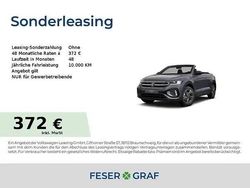 Rauchgrau metallic / schwarz Neu 2025 VW T-Roc Cabriolet R-line Cabrio | 41.290 € (Guter Preis)