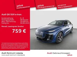 Blau Gebraucht 2024 Audi Q6 e-tron Performance SUV | 75.420 € (Teuer)