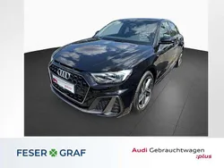 Mythosschwarz metallic Gebraucht 2024 Audi A1 Sportback S-Line Kleinwagen | 25.480 € (Fairer Preis)