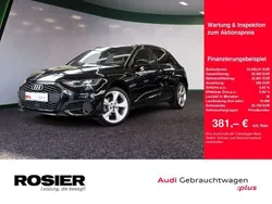 Schwarz / mythosschwarz Gebraucht 2024 Audi A3 Sportback Advanced Limousine | 33.990 € (Fairer Preis)
