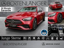 Rot Gebraucht 2024 Mercedes C220 AMG Limousine | 44.444 € (Teuer)