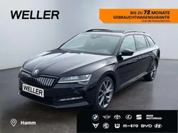 Schwarz Gebraucht 2021 Skoda Superb SportLine Kombi | 25.990 € (Fairer Preis)