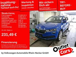 Energy blau Gebraucht 2020 Skoda Karoq Style SUV | 22.899 € (Fairer Preis)