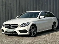 Weiß Gebraucht 2015 Mercedes C220 AMG line Kombi | 19.990 € (Etwas zu teuer)