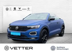Ravennablau matt Gebraucht 2022 VW T-Roc Cabriolet R-line Edition Cabrio | 27.950 € (Guter Preis)