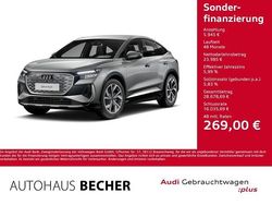 Grau Gebraucht 2022 Audi Q4 Sportback e-tron SUV | 29.930 € (Guter Preis)