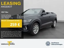 Schwarz Gebraucht 2024 VW T-Roc Cabriolet R-line Edition Cabrio | 37.390 € (Etwas zu teuer)