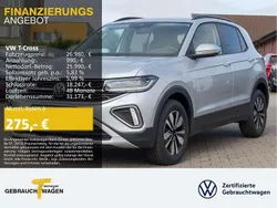 Silber Neu 2025 VW T-Cross IQ Drive SUV | 26.980 € (Guter Preis)