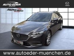 Machine grey (metallic) Gebraucht 2021 Mazda 6 Sports-Line Kombi | 25.980 € (Fairer Preis)