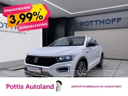 Weiß Gebraucht 2021 VW T-Roc Cabriolet R-line Cabrio | 24.222 € (Fairer Preis)