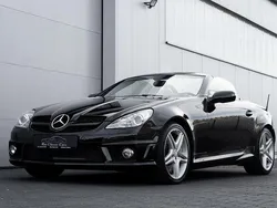 Schwarz Gebraucht 2009 Mercedes SLK55 AMG AMG Cabrio | 35.490 € (Fairer Preis)