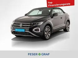 Deep black perleffekt schwarz Gebraucht 2024 VW T-Roc Cabriolet Move Cabrio | 30.440 € (Superpreis)