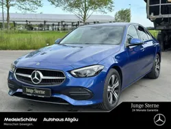Lack spektralblau (metallic) Gebraucht 2024 Mercedes C180 Avantgarde Limousine | 38.259 € (Fairer Preis)