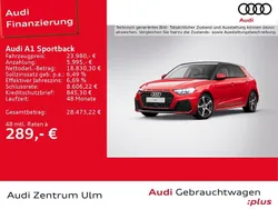 Rot Gebraucht 2024 Audi A1 Sportback S-Line Kleinwagen | 23.980 € (Fairer Preis)