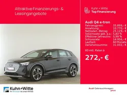 Mythosschwarz metallic Gebraucht 2022 Audi Q4 e-tron Advanced SUV | 35.899 € (Guter Preis)