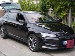 Schwarz Gebraucht 2021 Skoda Superb SportLine Kombi | 21.750 € (Guter Preis)