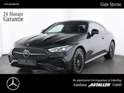 Metalliclack obsidianschwarz Gebraucht 2024 Mercedes CLE200 AMG line Coupé | 55.400 € (Fairer Preis)